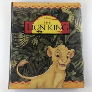 The Lion King Trading Card Binder With A Bunch Of Cards Read Desc